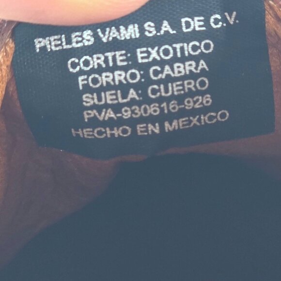 NEW Exotic Teju Lizard Monk Strap Loafers Mens 11.5 PALOMINO Dress Shoes Mexico - Picture 8 of 14